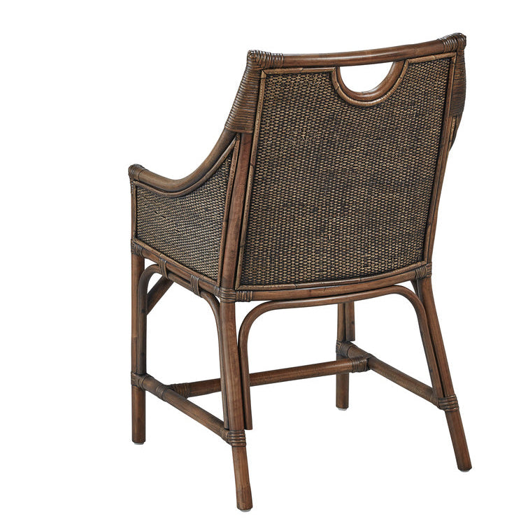 Crate and Barrel Rattan Dining Chairs for sale, Restoration Hardware dining chairs