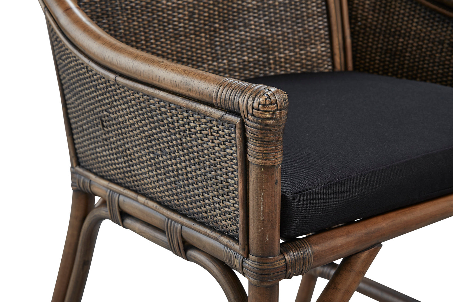 Heron Rattan Dining Chairs X2