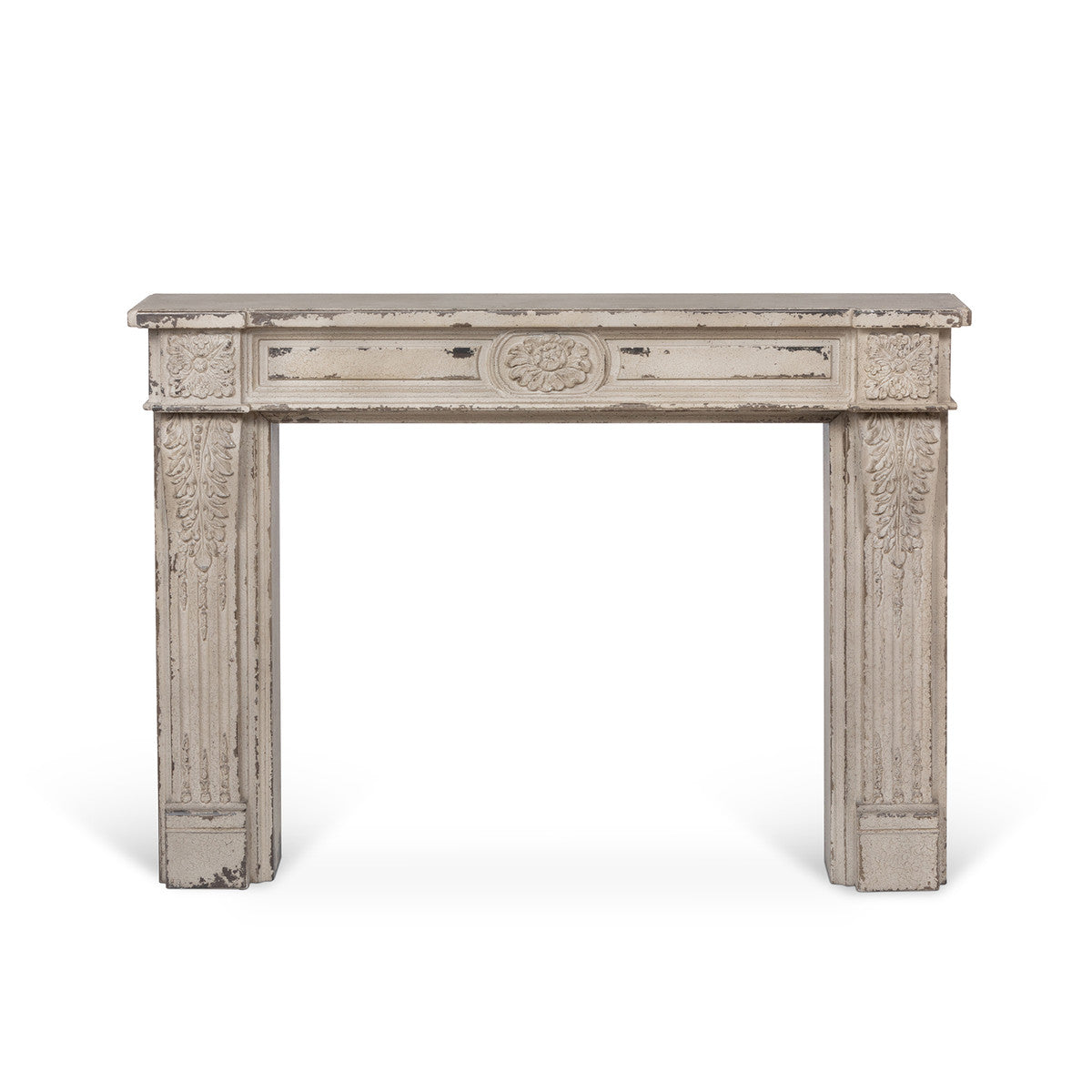 Antique White Fireplace Mantel for sale, Vintage Fireplace Surround for sale