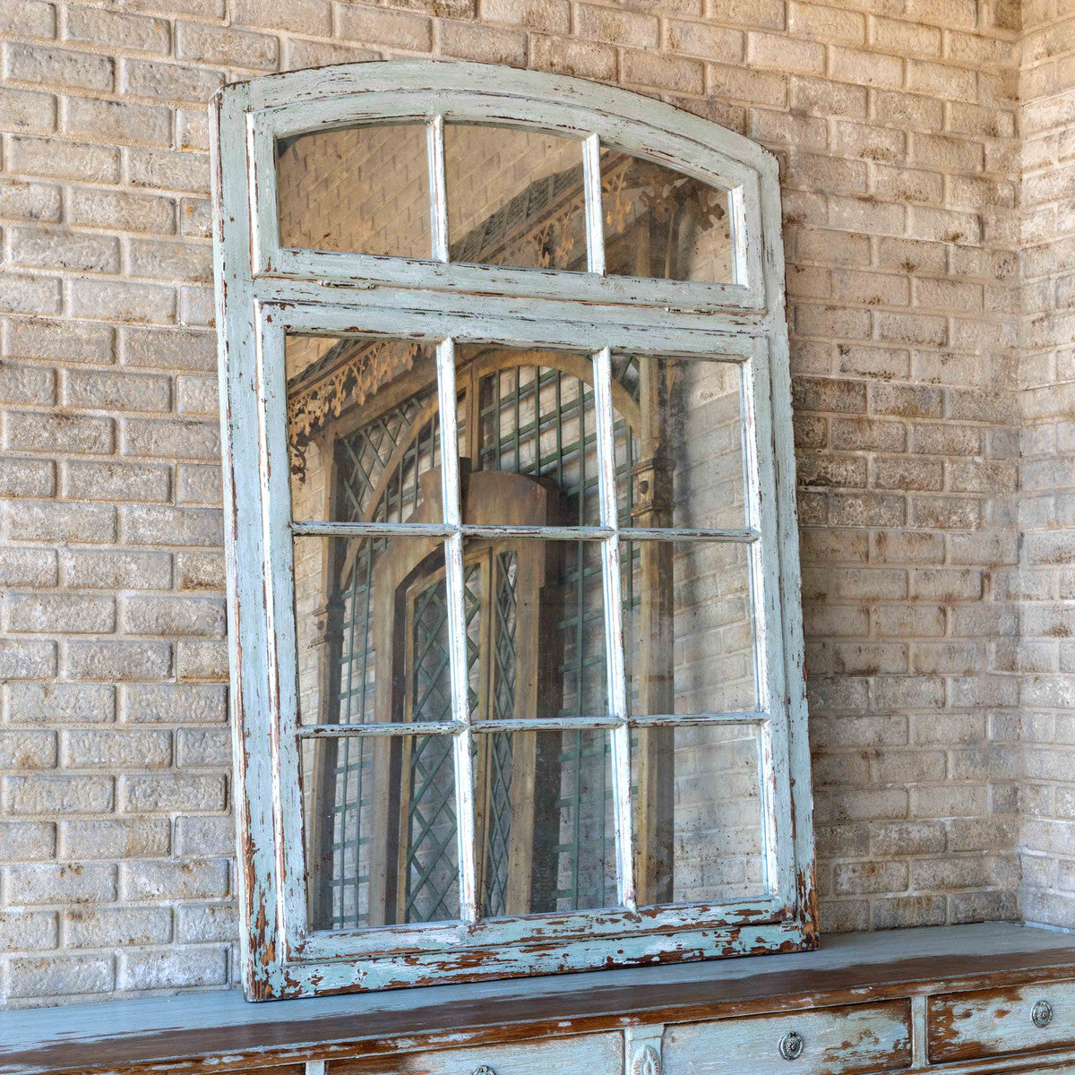 Industrial Iron pane mirror, restoration hardware mirrors