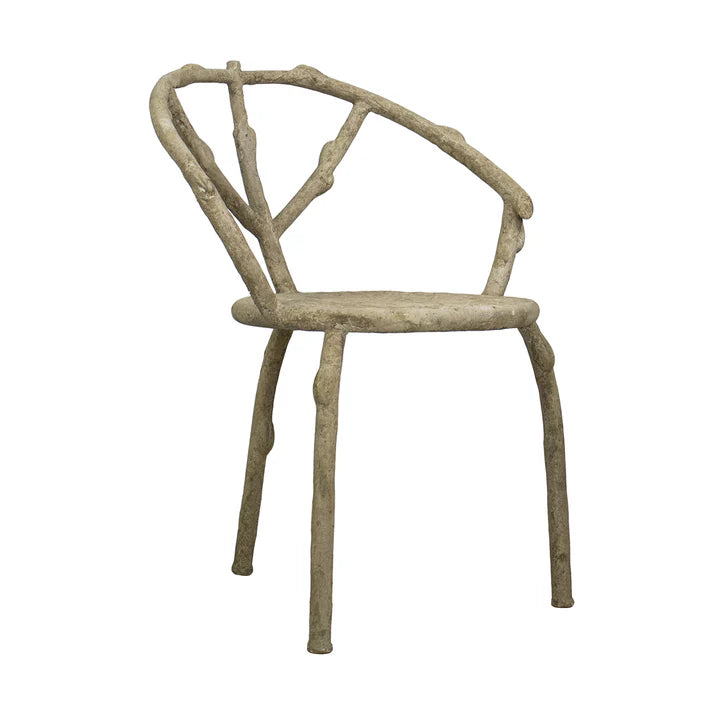 FAUX BOIS CHAIR X2
