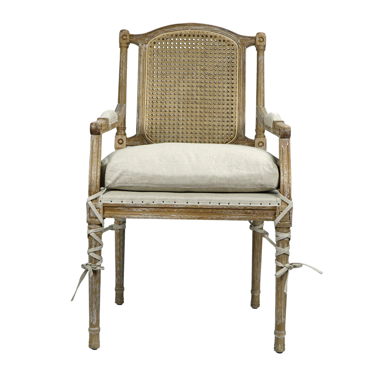 FRENCH CANE BACK DINING CHAIR FOR SALE, VINTAGE FRENCH DINING ARM CHAIR FOR SALE
