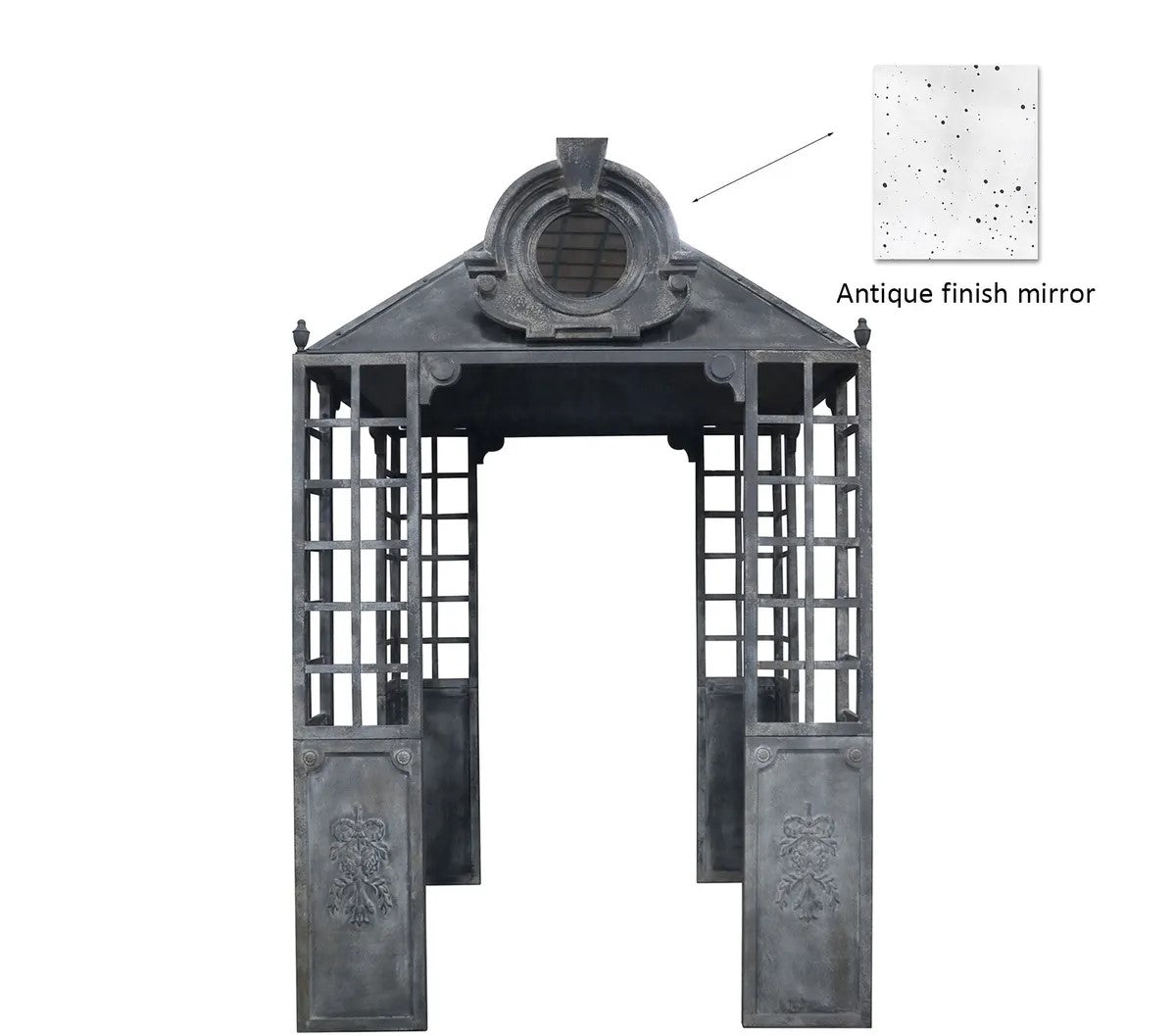 English Garden Metal Gazebo for sale, Vintage Metal Gazebo