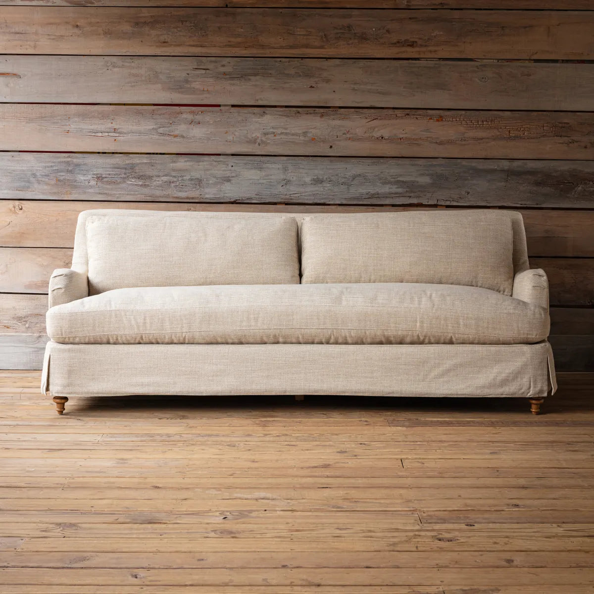 Beige Slip cover sofas for sale, Restoration Hardware Slip Cover Sofa