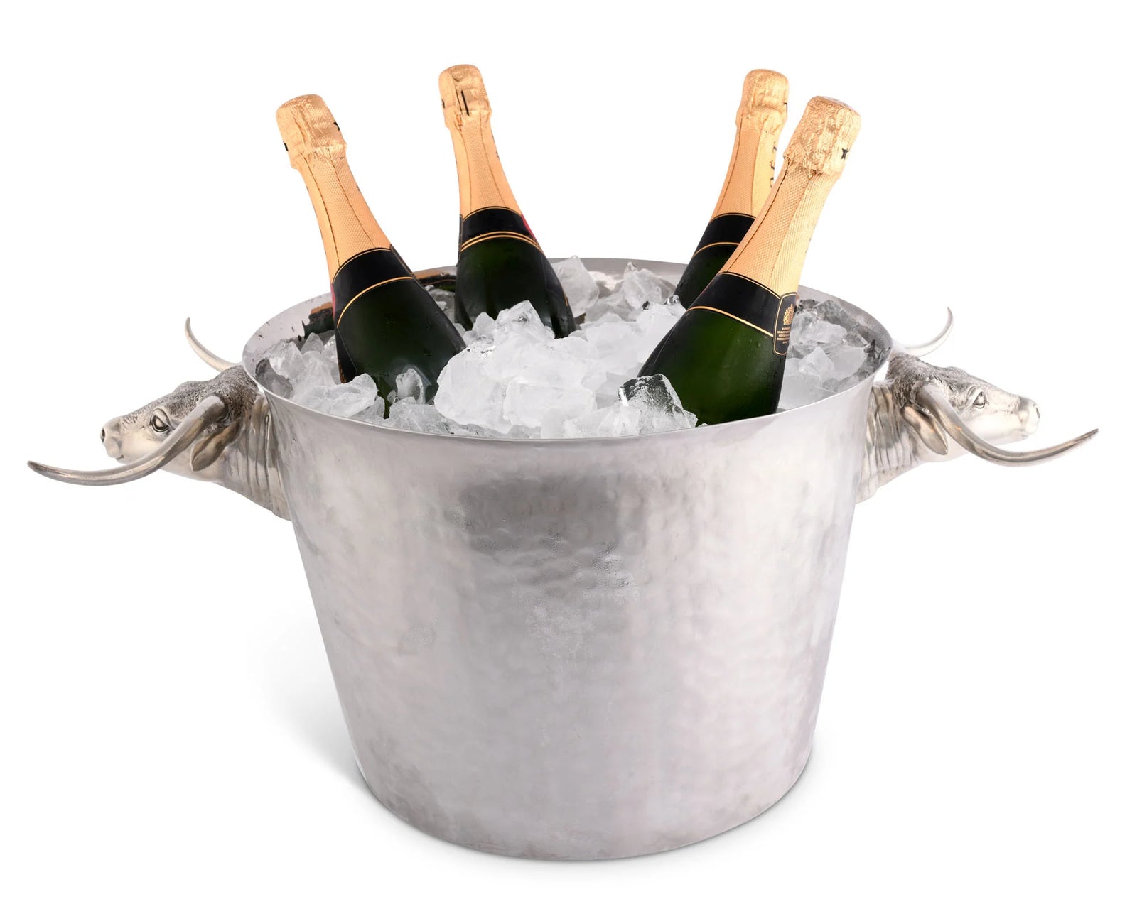 Horn Steer Ice Tub Punchbowl