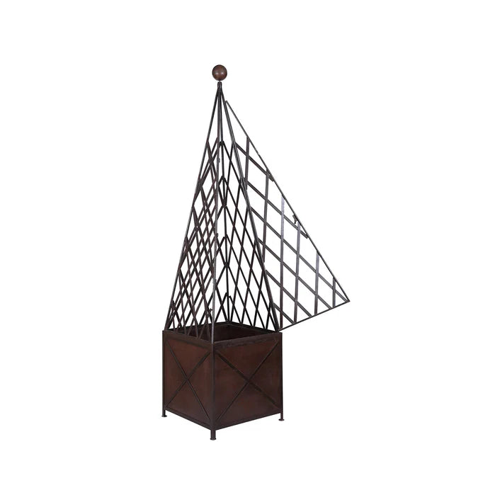 Vintage Trellis Garden Planters