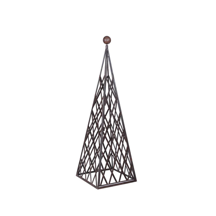 Large Iron Topiary Obelisk
