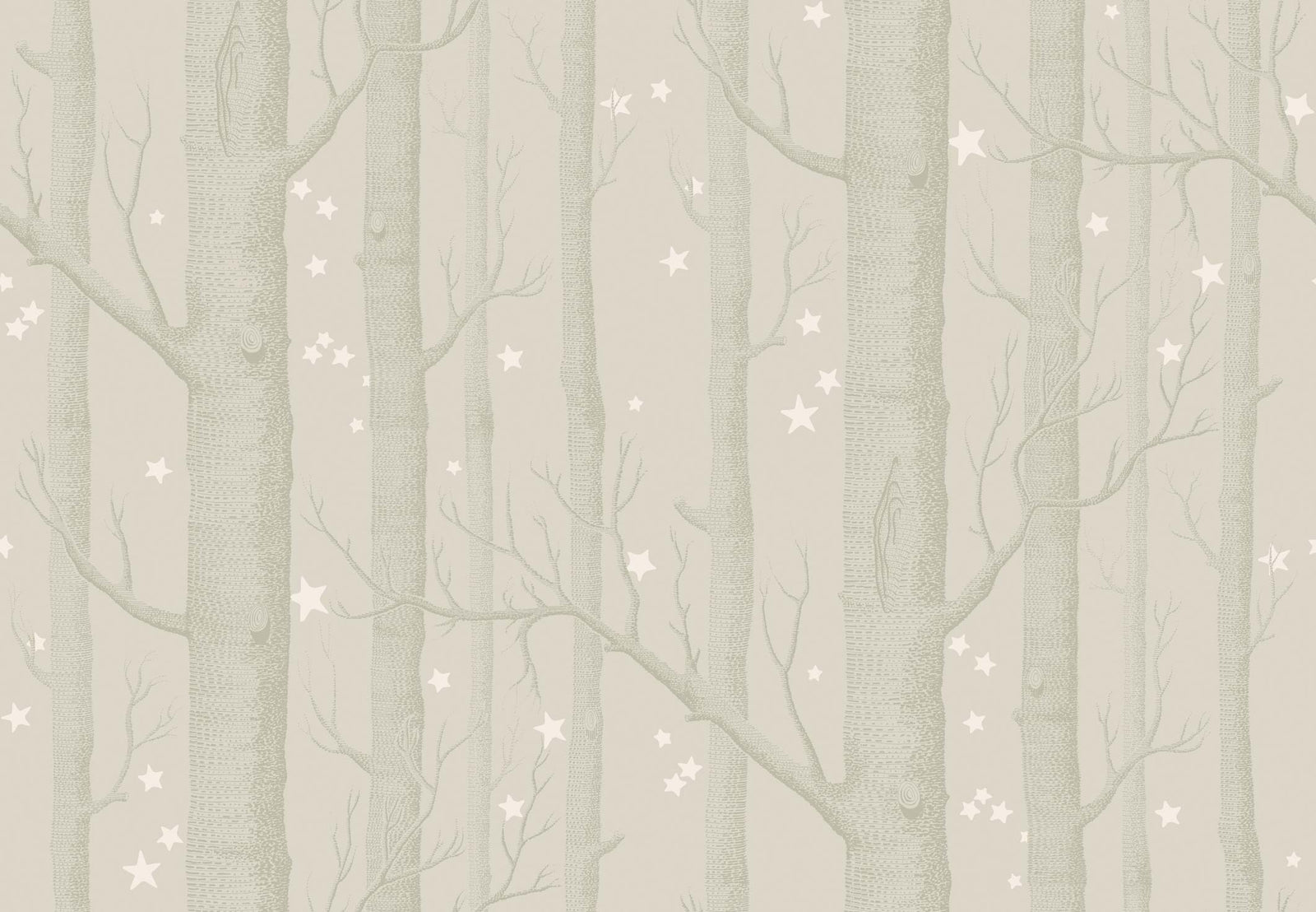 Cole & Son Woods and Stars Wallpaper Gray, Cole and Son Wallpaper