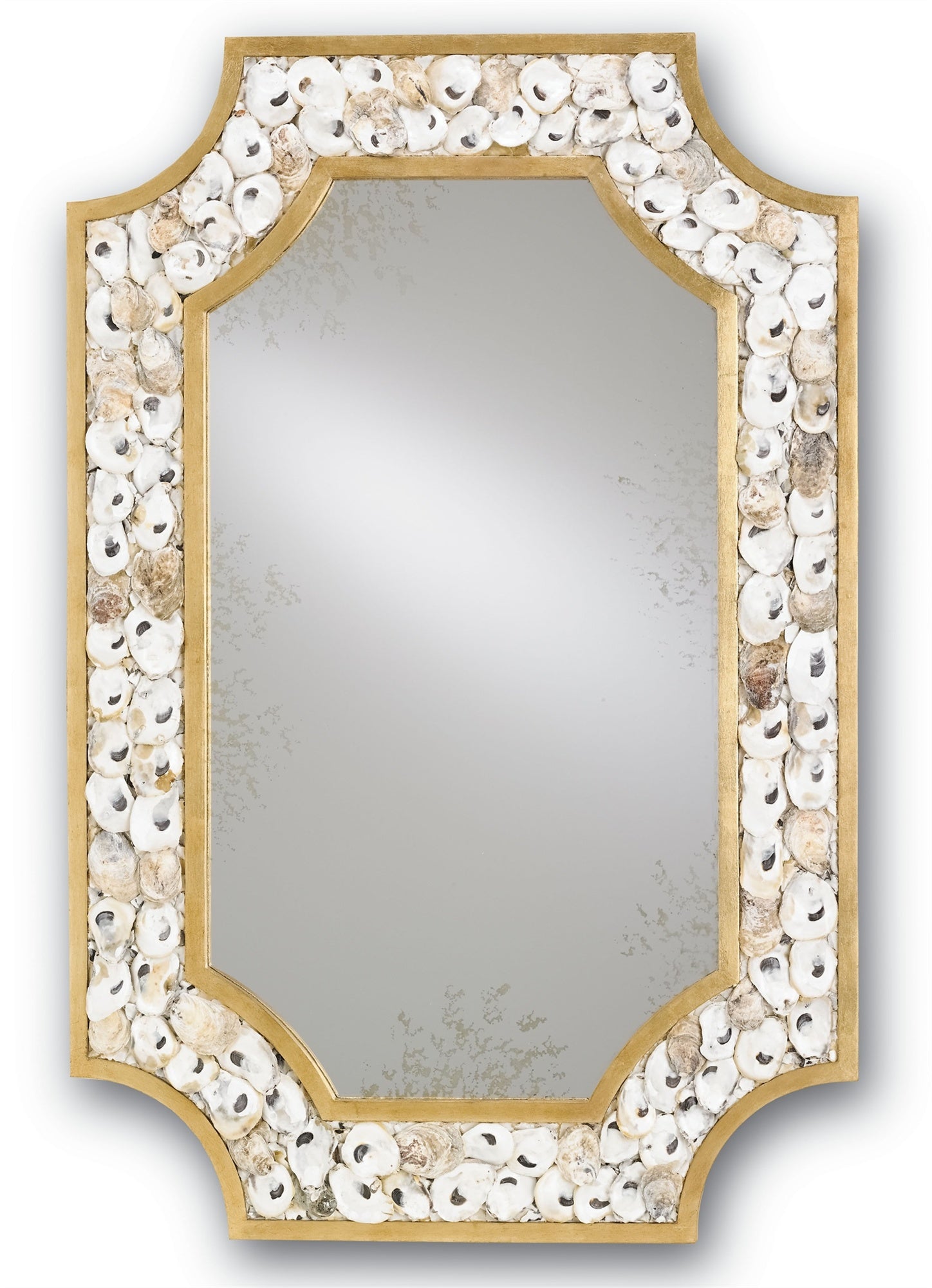 sea shell mirror currey and company, margate mirror currey and company for sale