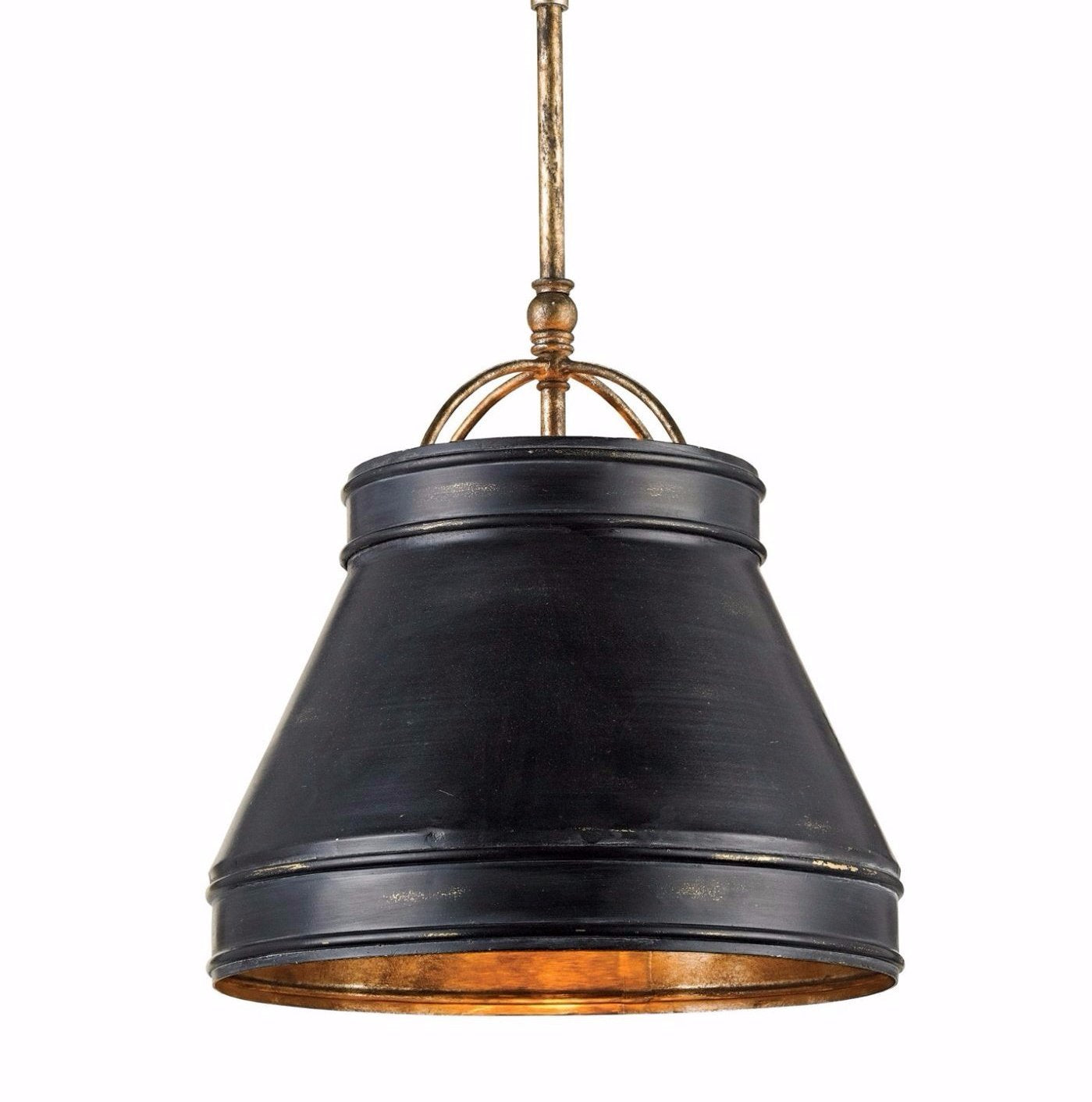 Lumley Pendant currey and company,black and copper hanging pendant light for sale