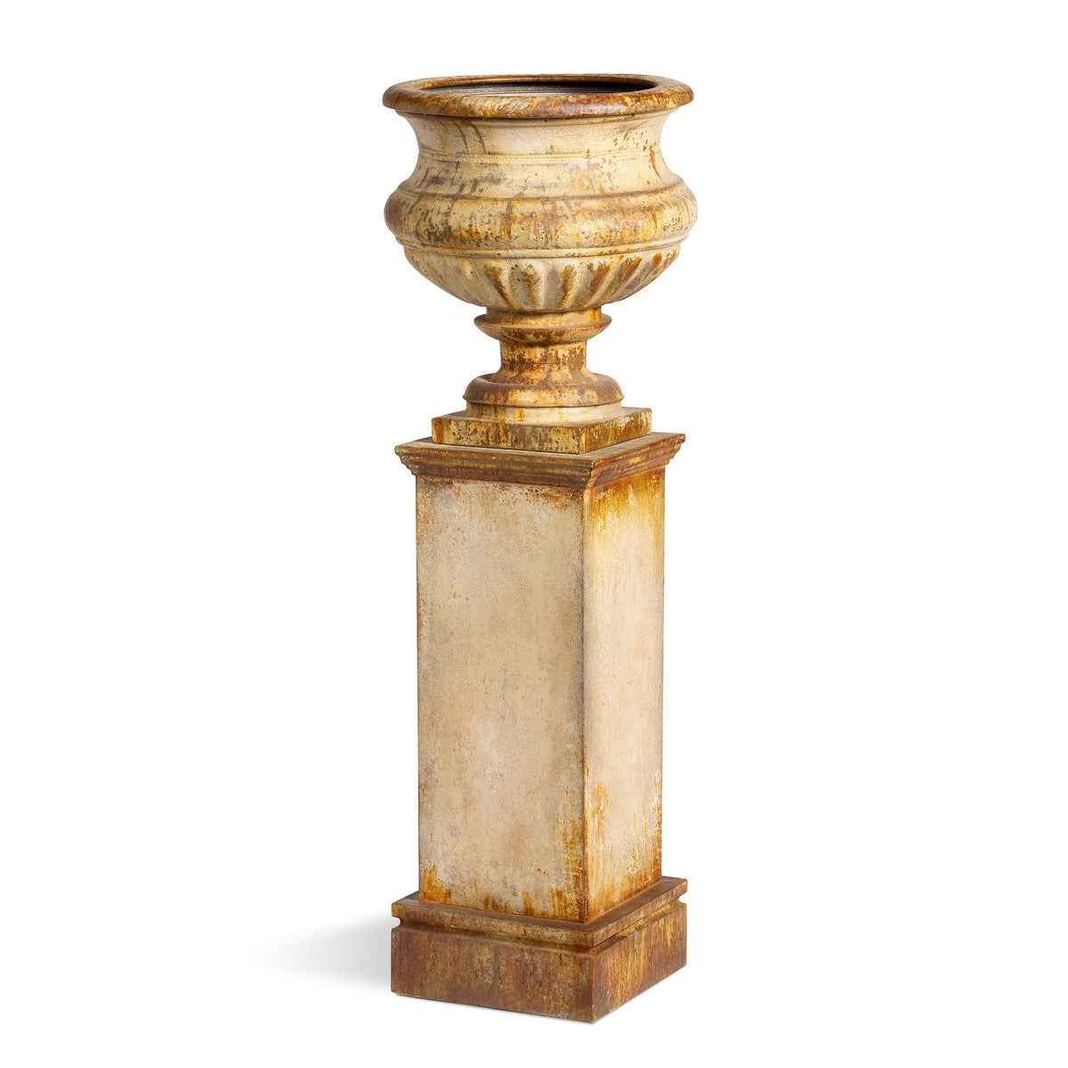 Grecian Urn With Pedestal, Restoration Hardware Garden Urns