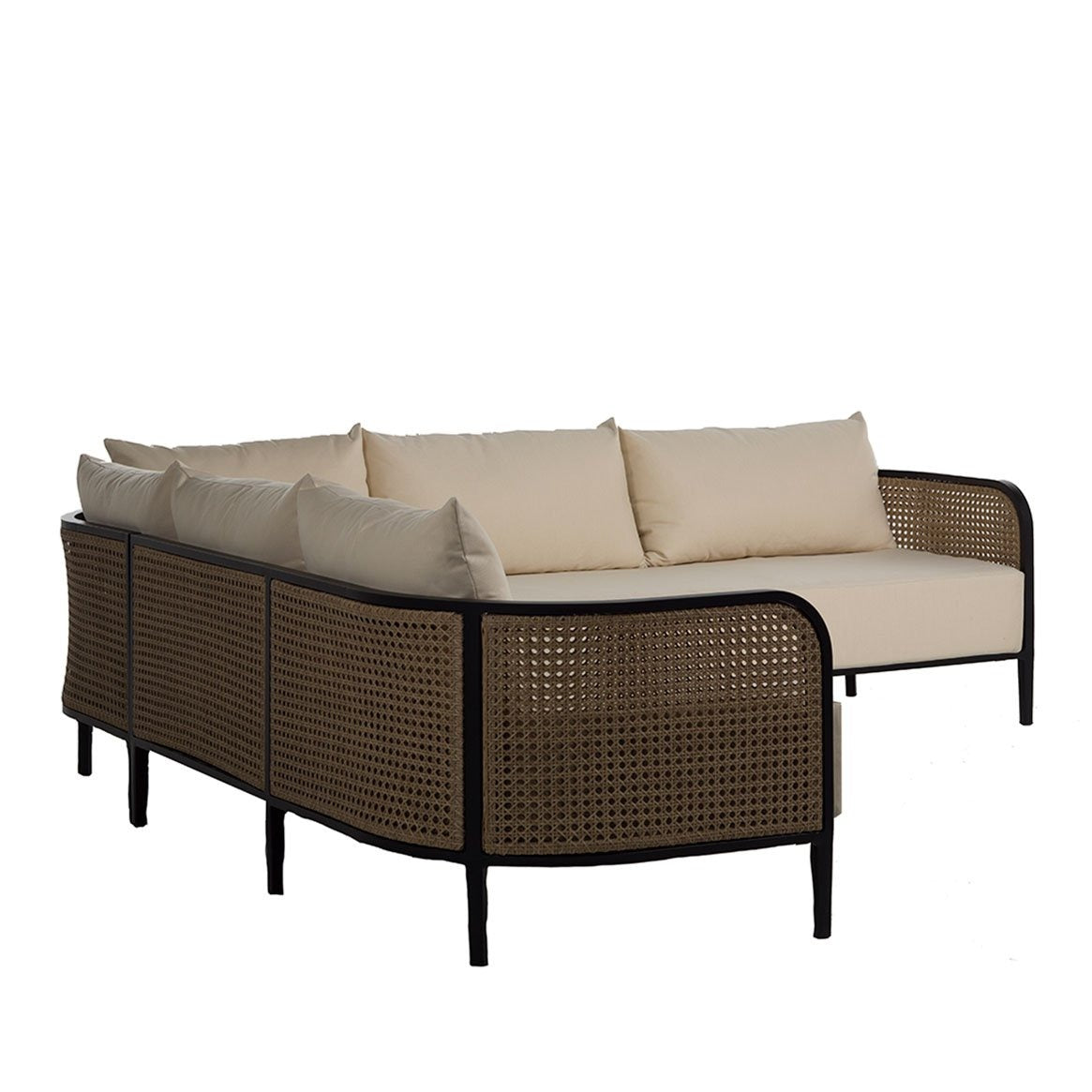 cane outdoor sofas for sale, cane outdoor sectional for sale
