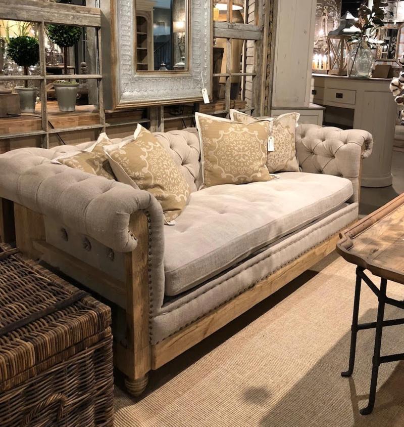 Hillcrest Chesterfield Sofa Park Hill Collection, Restoration Hardware deconstructed sofa for sale