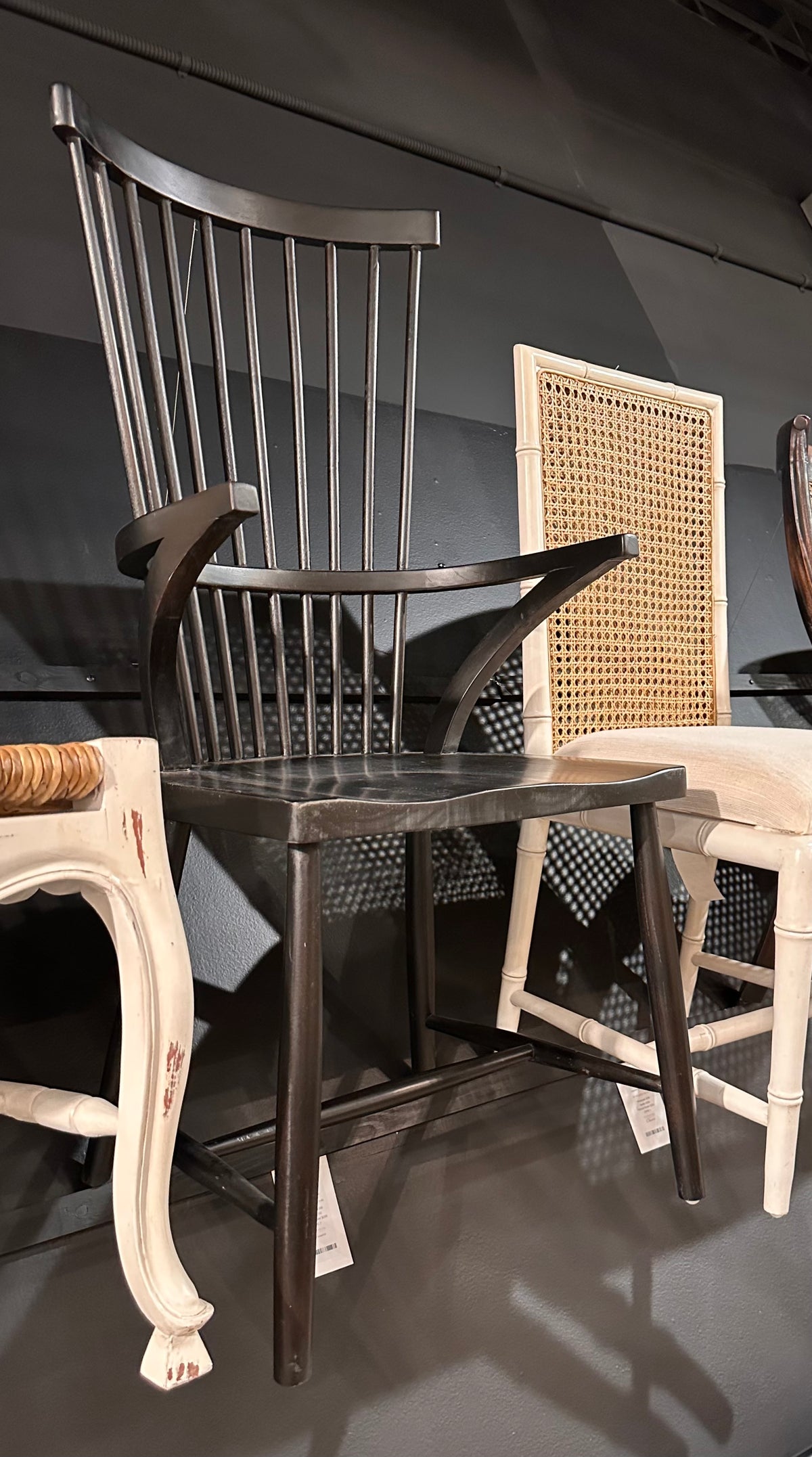 Windsor High Back Arm Chair X2