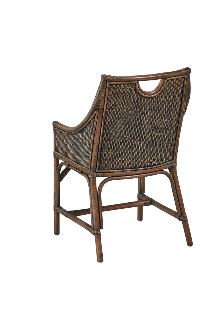 Heron Rattan Dining Chairs X2