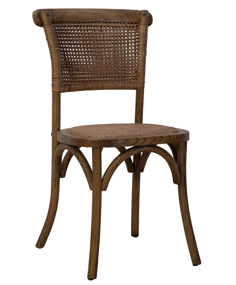 Brown wicker dining chair pottery barn, Restoration Hardware dining chairs