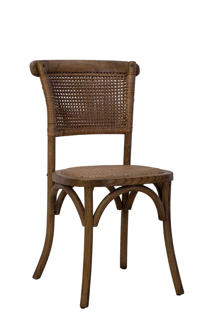 Brown wicker dining chair pottery barn, Restoration Hardware dining chairs
