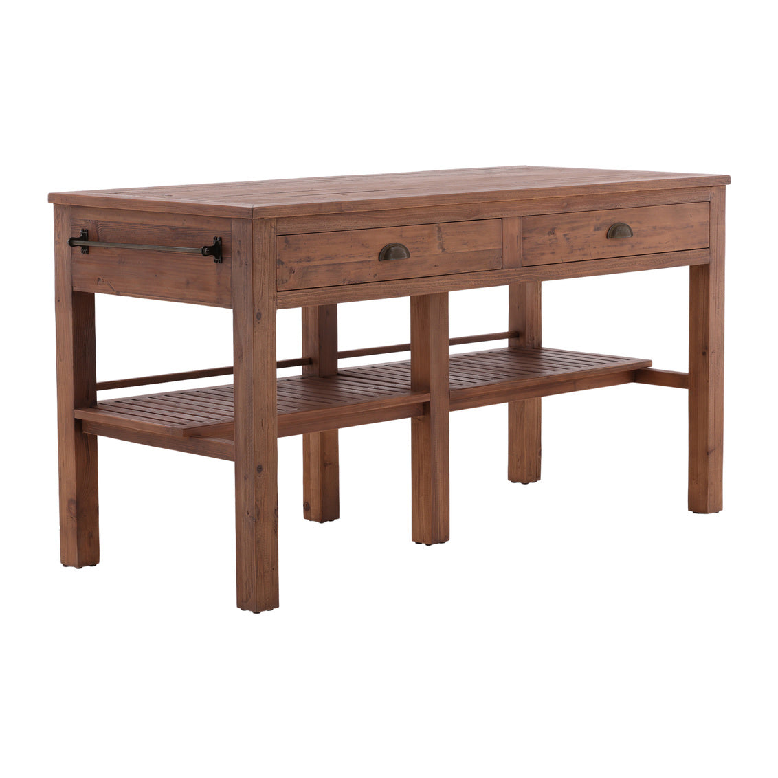 Reclaimed Wood Kitchen Island