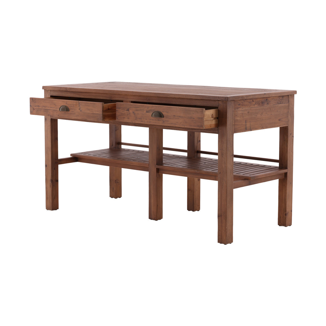 Reclaimed Wood Kitchen Island