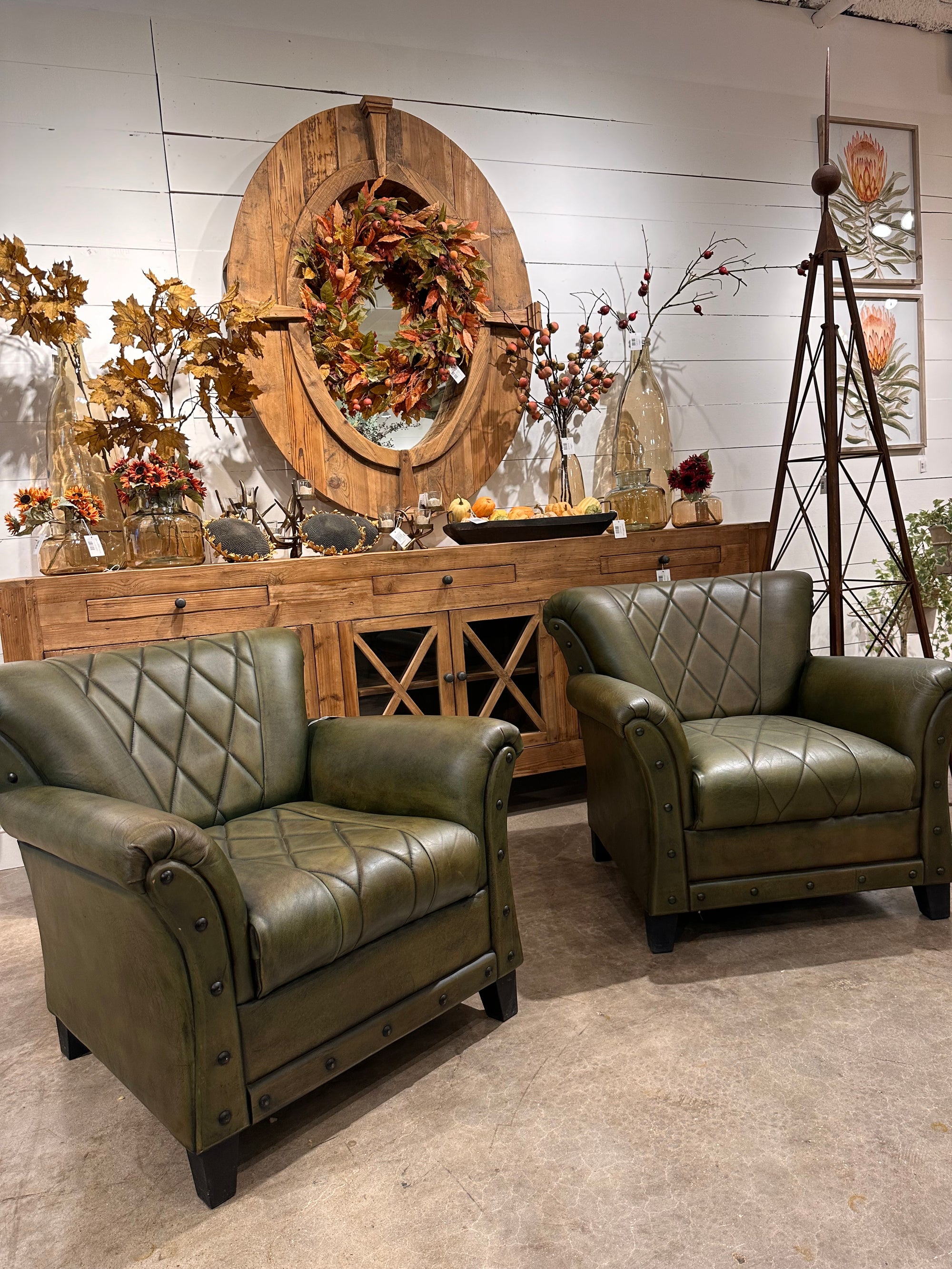 Fairmont Leather Armchair | The Alley Exchange