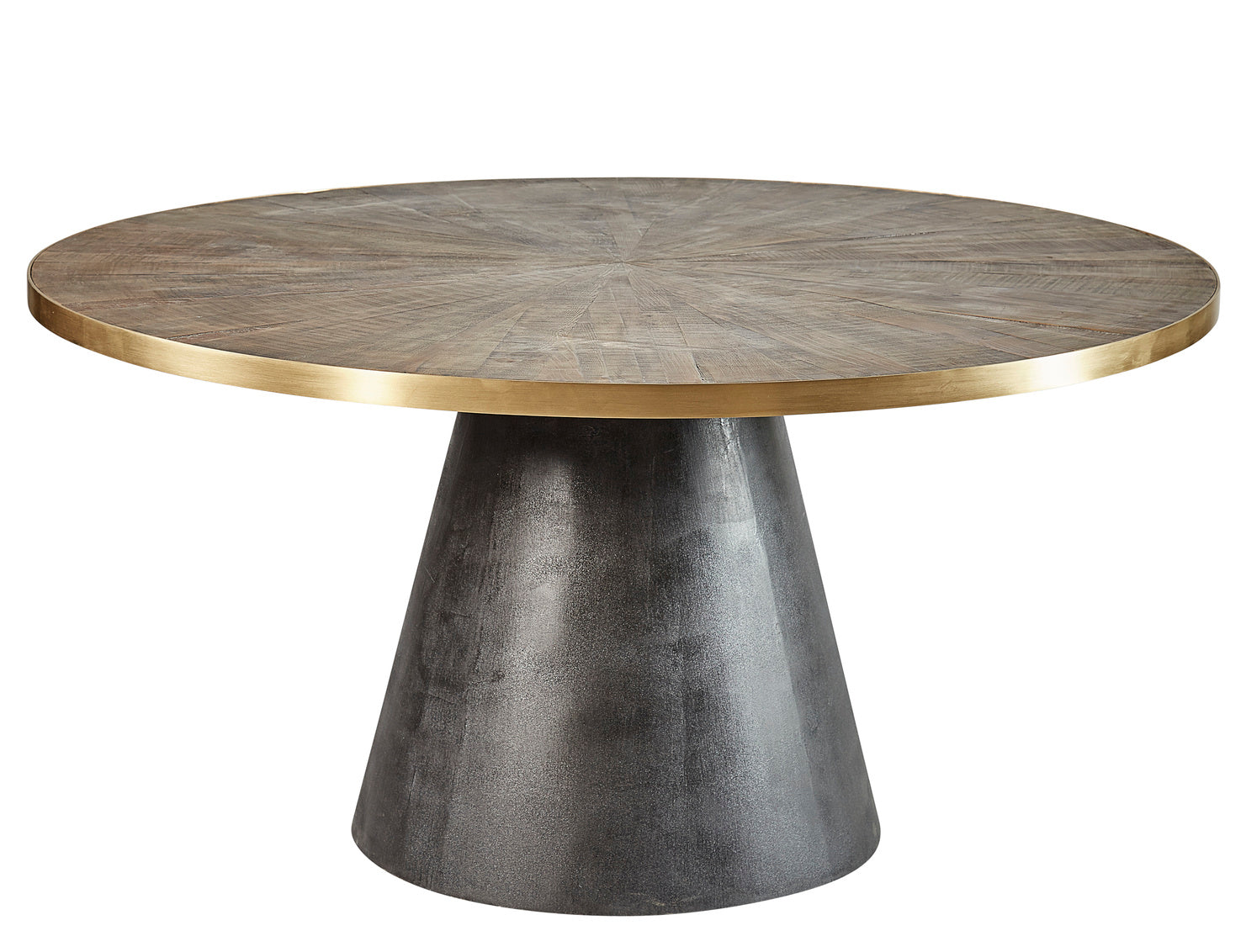 Champagne Rimmed Dining Table