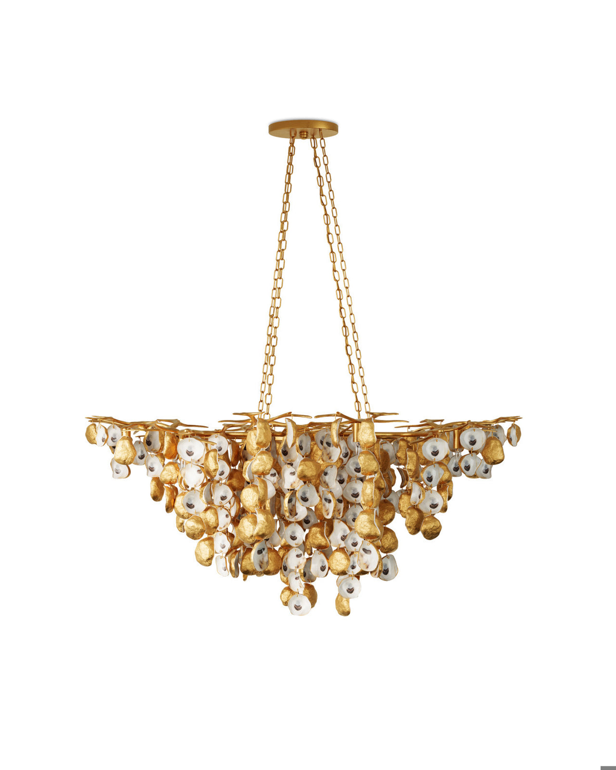 Currey and Company Lucullan Gold Chandelier, The Alley Exchange Lighting Collection 