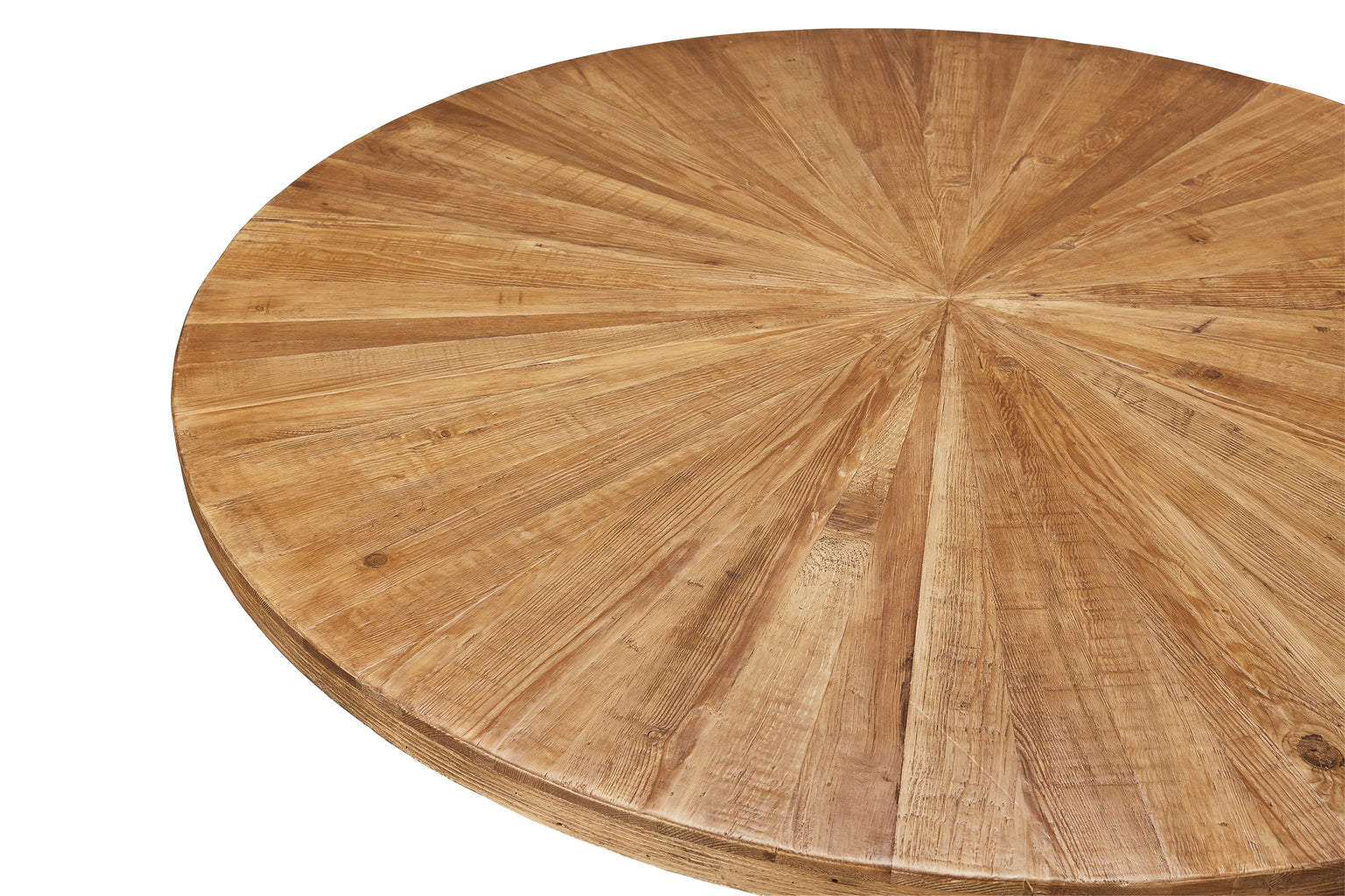 Round Sunburst Dining Table