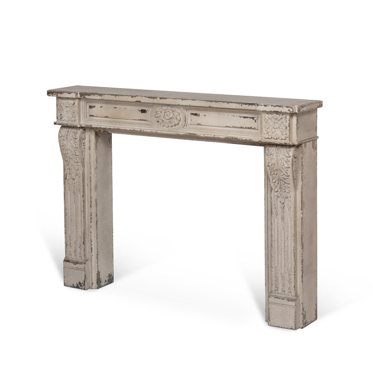Antique White Fireplace Mantel for sale, Vintage Fireplace Surround for sale