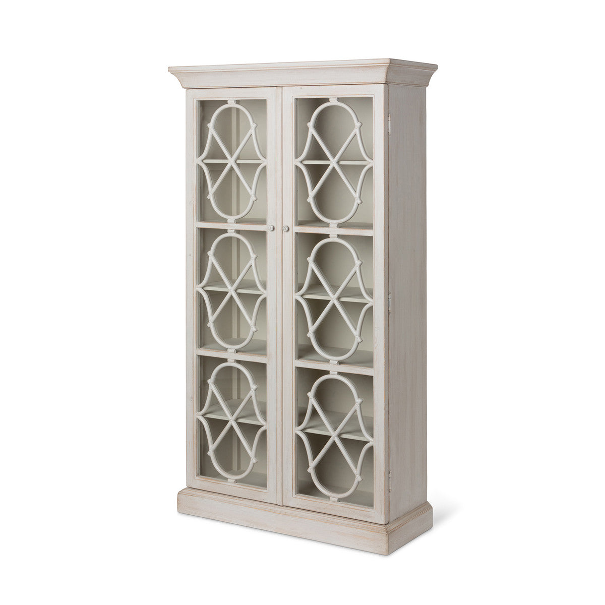 Southern Home Wood Cabinet With Glass Doors
