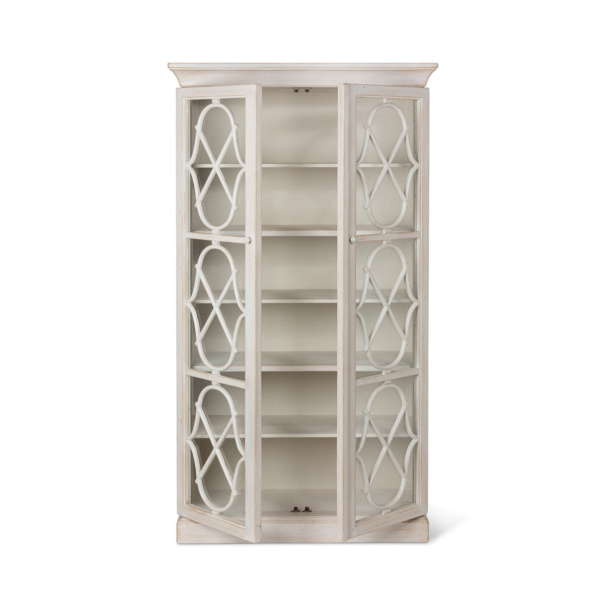 Southern Home Wood Cabinet With Glass Doors