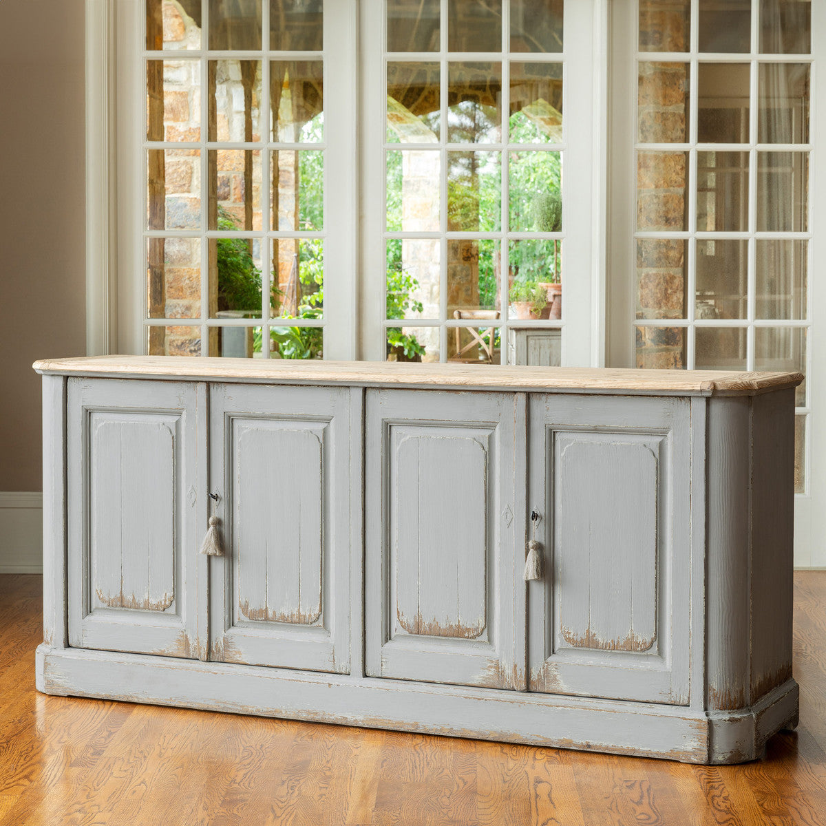 Grand Blue-Grey Sideboard