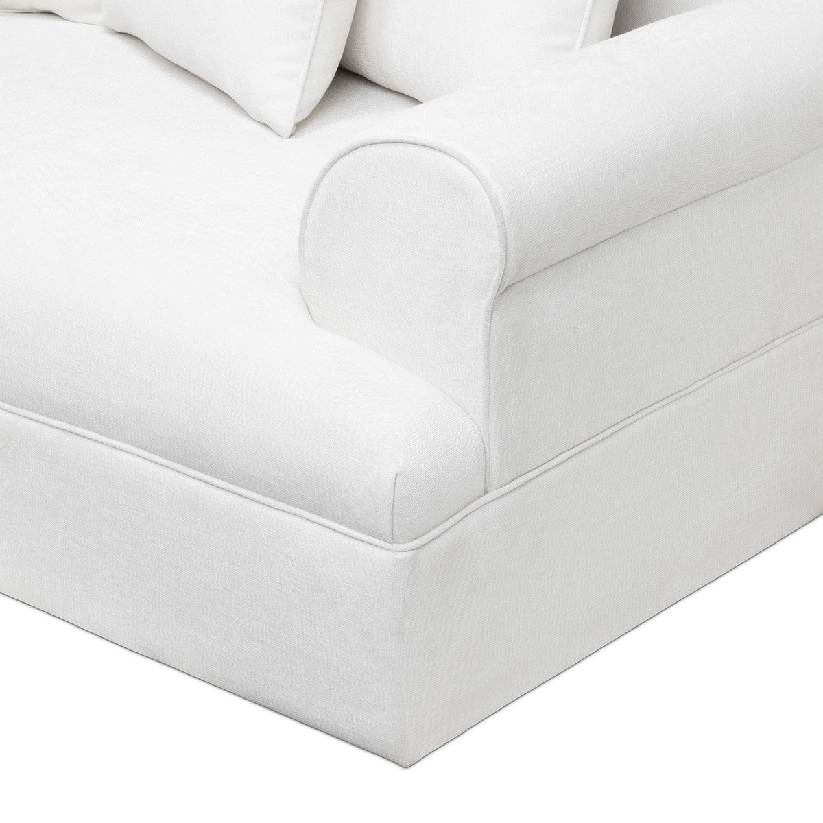 Palisades 90&quot; Sofa, White