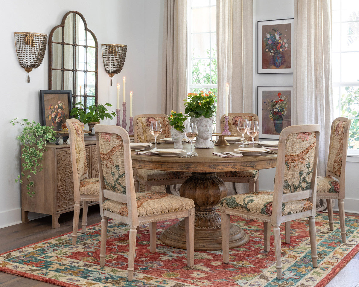 Round Extending Pedestal Dining Table for sale, Large Round Dining Table Restoration Hardware