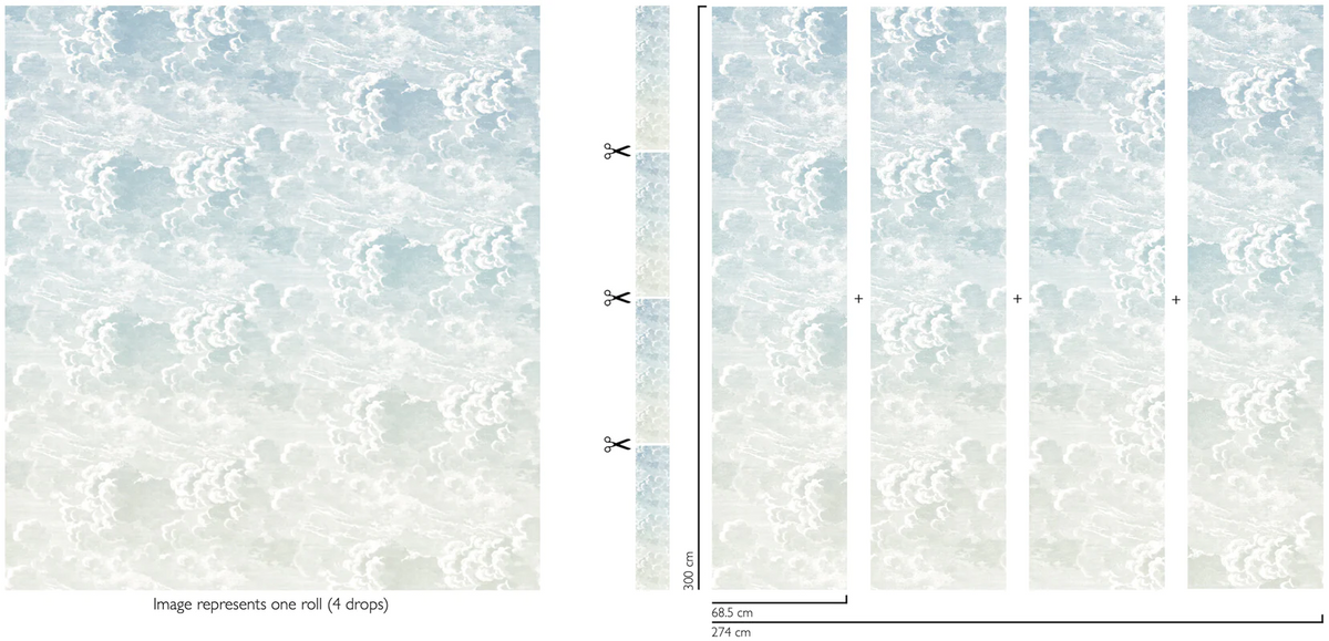 Nuvole al Tramonto Mural Dawn -Cole &amp; Son