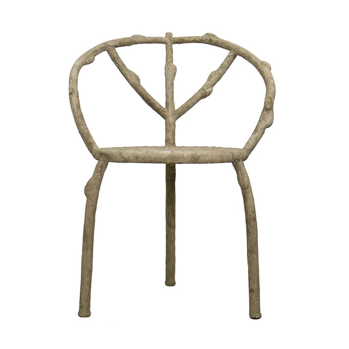 FAUX BOIS CHAIR X2