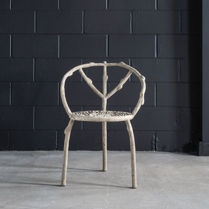 FAUX BOIS CHAIR X2