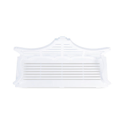 Cast Aluminum English Garden Bench, White