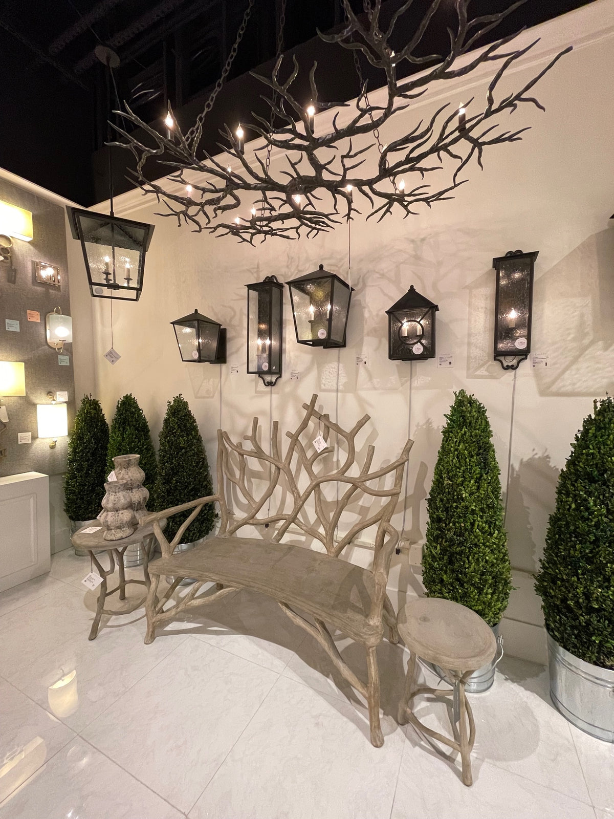 Rainforest Bronze Chandelier