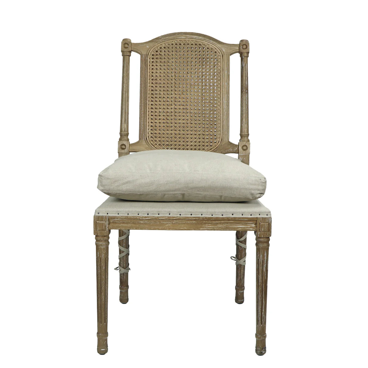 VINTAGE CANE BACK DINING CHAIR FOR SALE, RESTORATION HARDWARE CANE BACK DIINING CHAIR