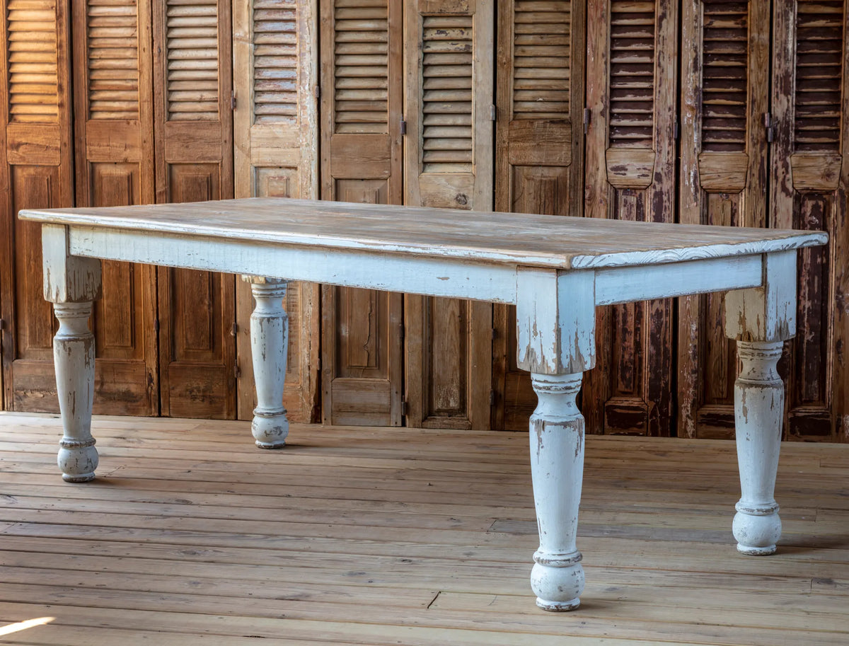 Painted French Country Dining Table