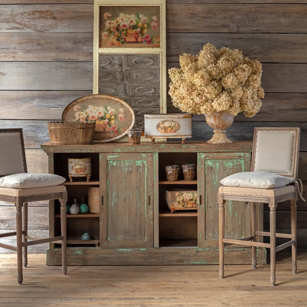 Old Green Mercantile Counter