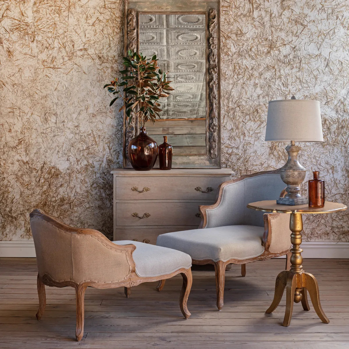 French duet lounge chairs, French duet daybeds for sale