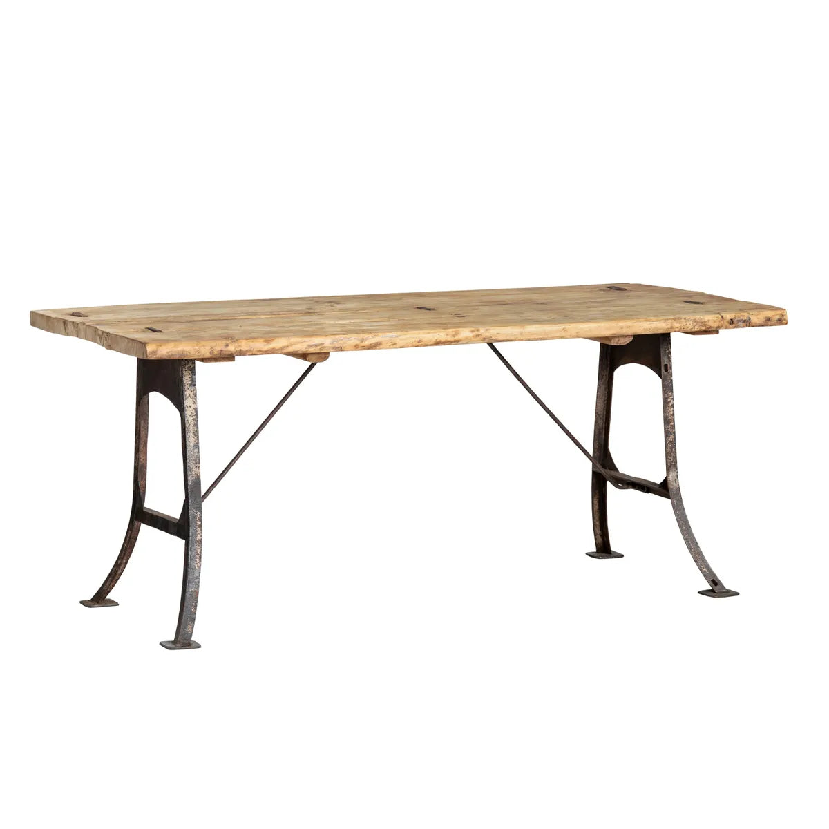 Antique Bakers Island for sale, French wooden kitchen table for sale