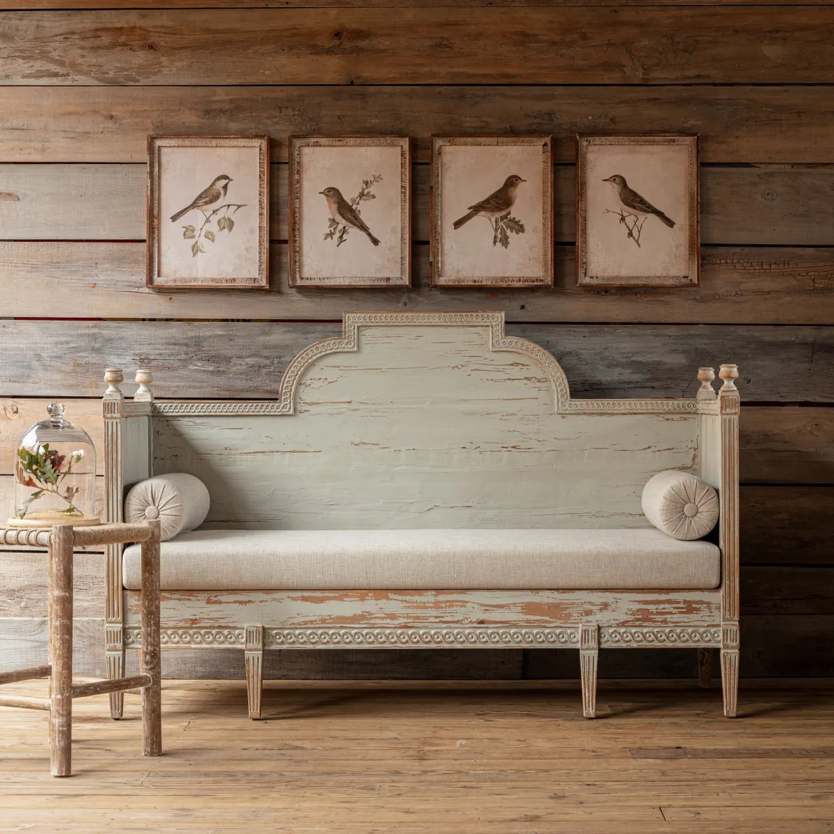 French Wooden Daybed for sale, Antique French Settee