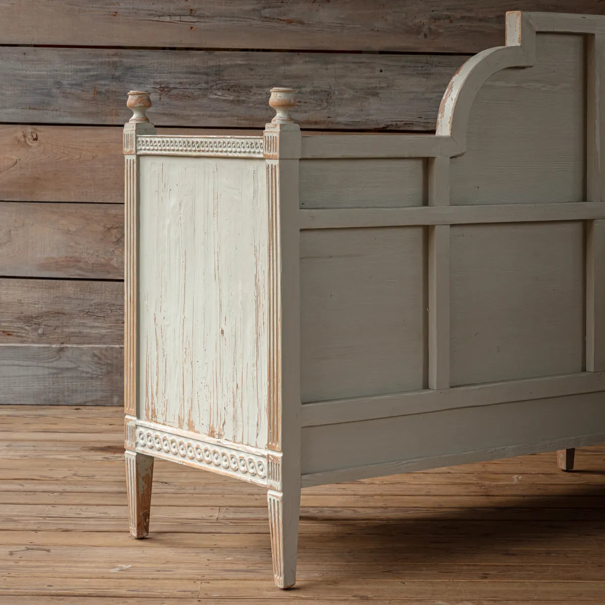 Aged Louisiana Foyer Settee