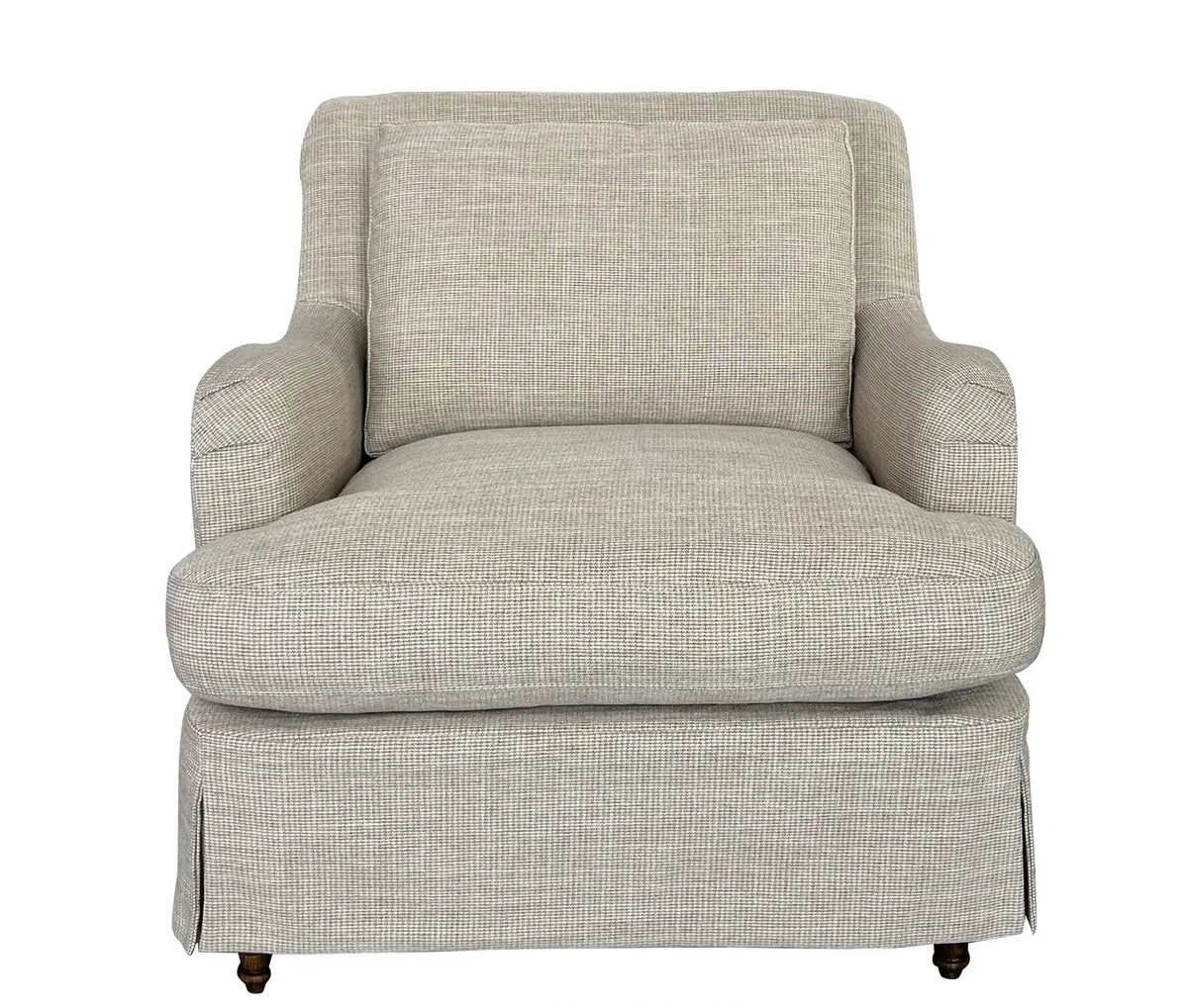 Houndstooth Slipcover Chair | The Alley Exchange