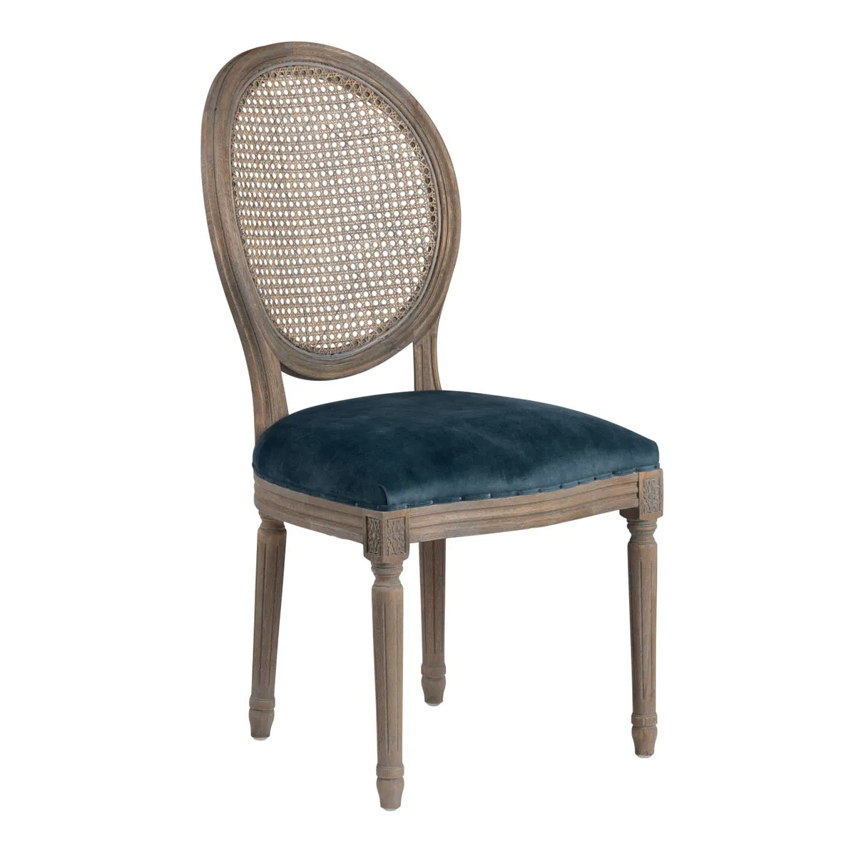 Velvet & Cane back Dining Chair X2 (Copy)