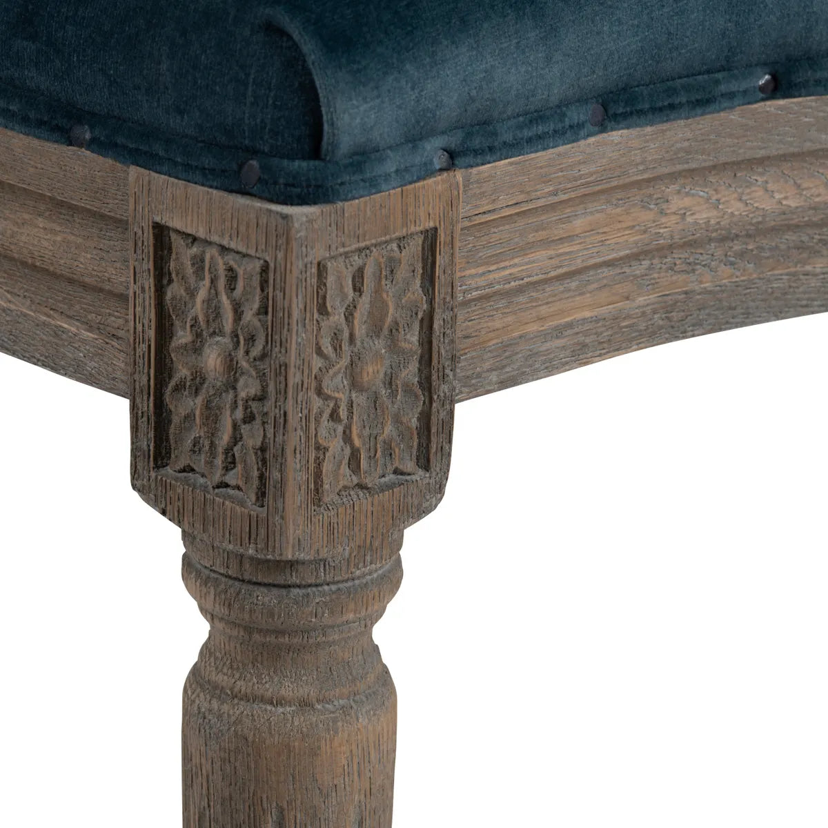 Velvet &amp; Cane back Dining Chairs X2