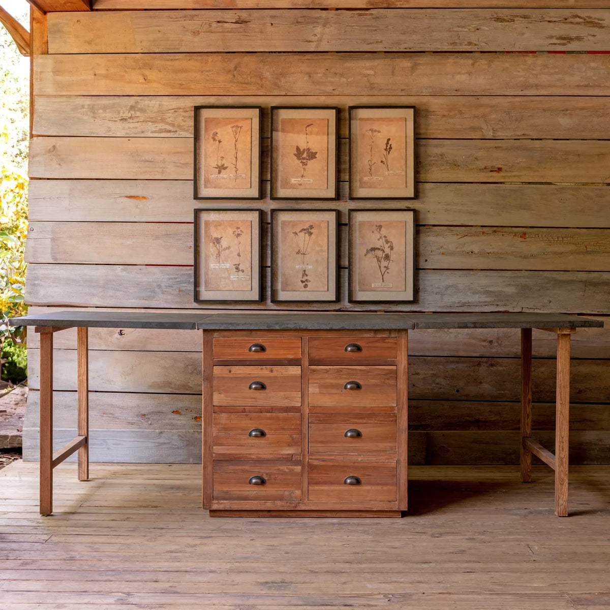 Map Drawer Work Bench, Vintage Wood Work Bench for sale