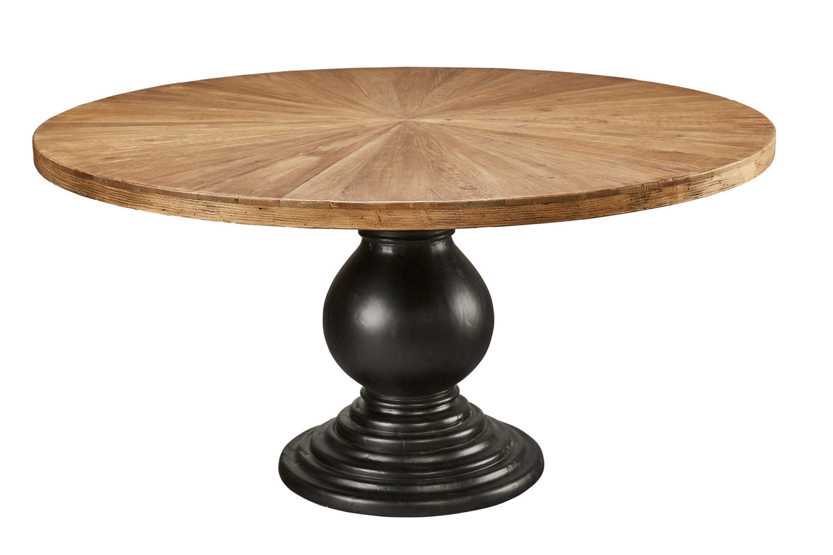 Round Sunburst Dining Table